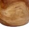 Set of 2" White Teak Wood Natural Decorative Bowls 9", 9"